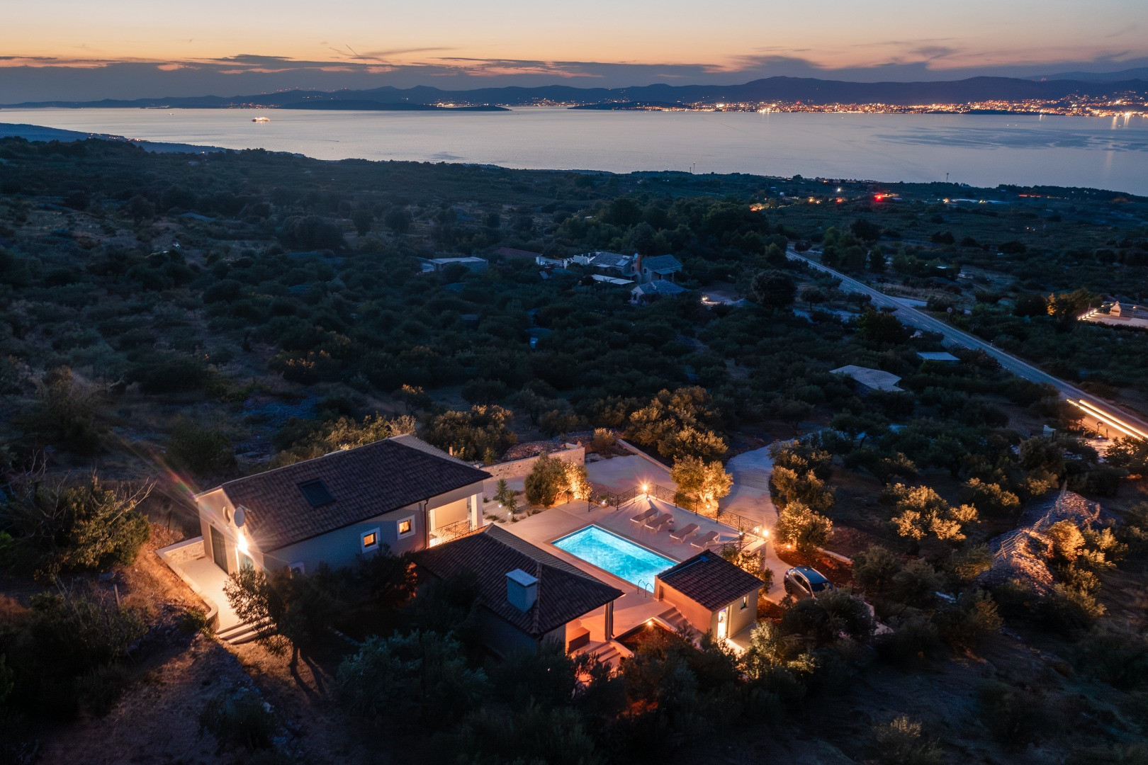 Vila Andrea - Panoramic sea view, luxury, peace and complete privacy, Vila Andrea Splitska